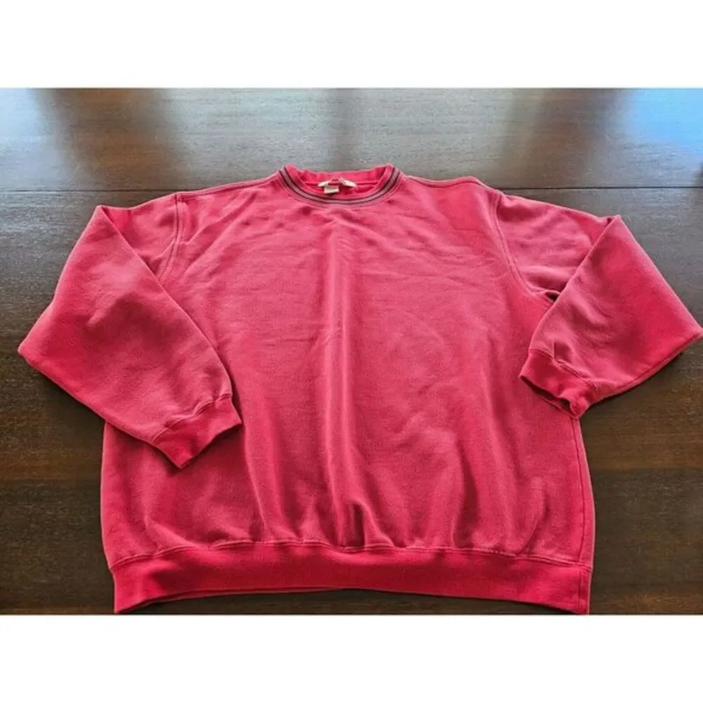 NORM THOMPSON Red Crewneck‎ Sweatshirt L escape from the ordinarye